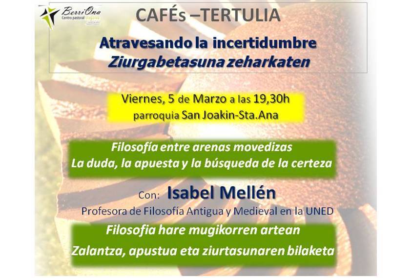 imagen Nuevo Café Tertulia con … Isabel Mellén